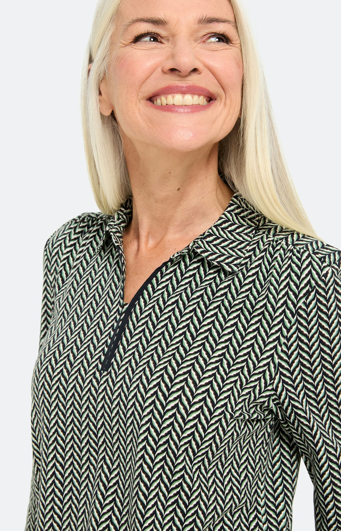 Poloshirt met all-over-print, marine