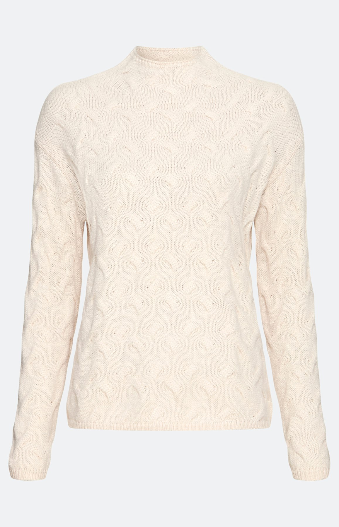 Pullover mit Strickmuster, beige
