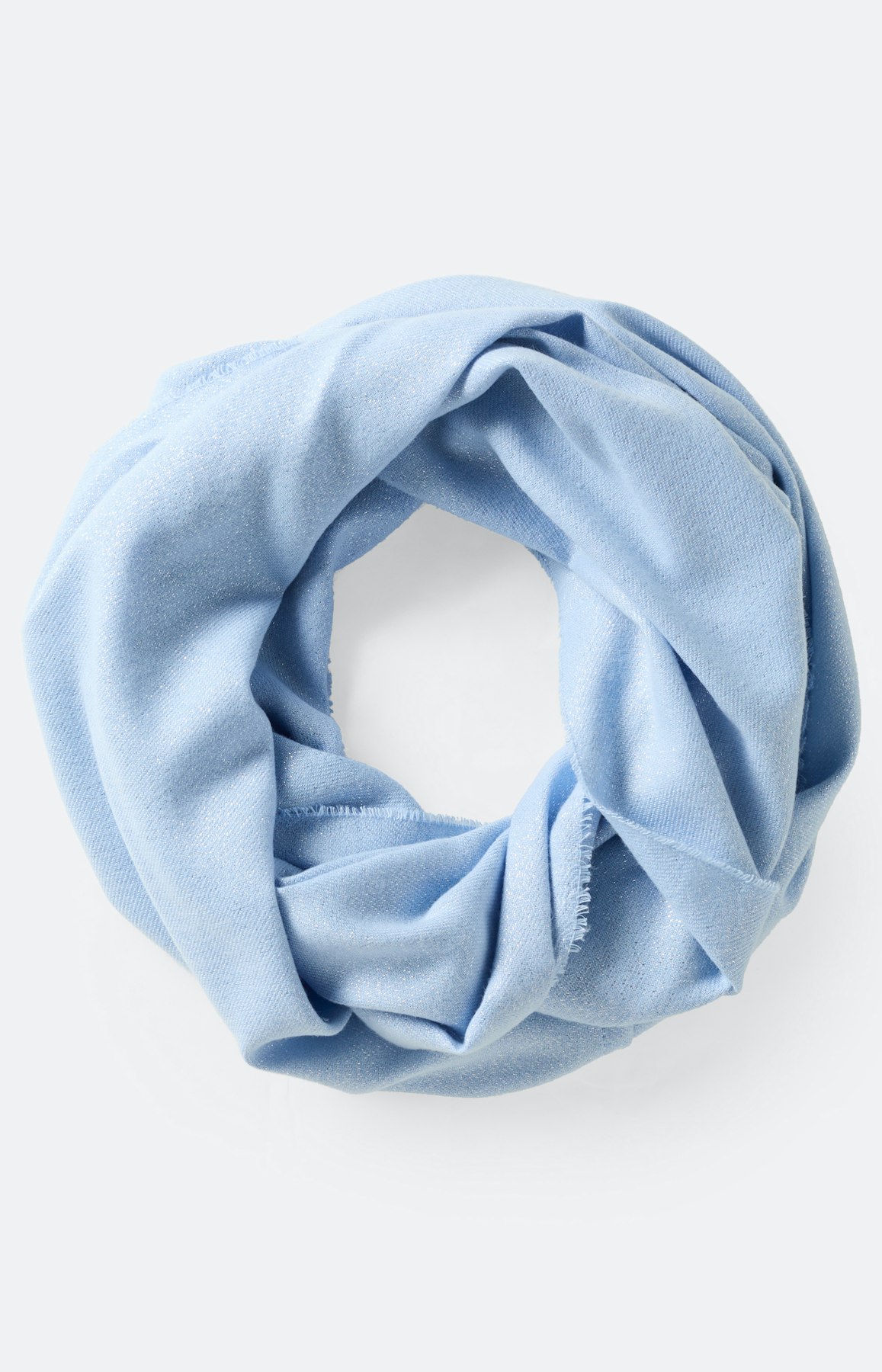 Sjaal met glittereffect, blauw