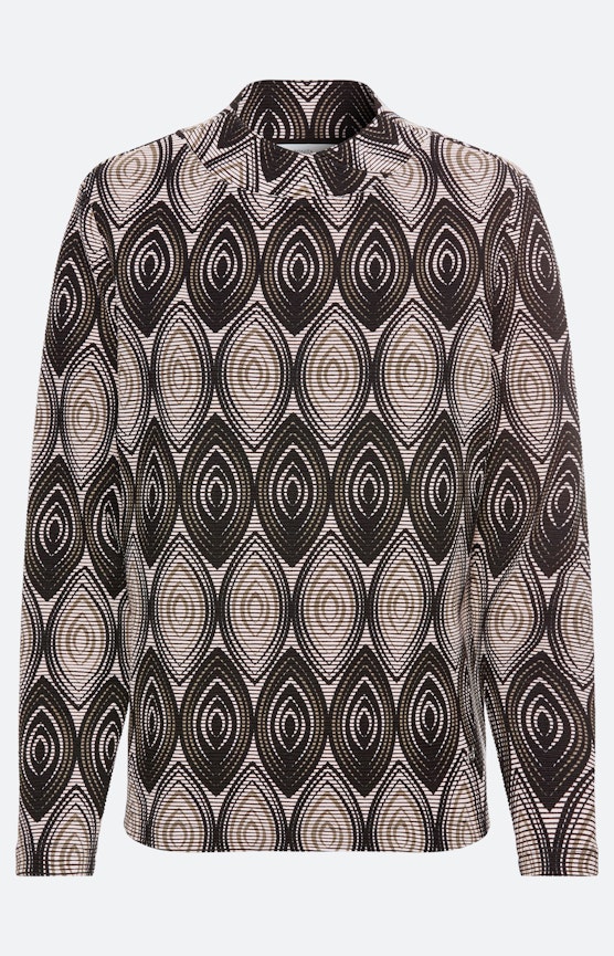 Sweatshirt met ribbelstructuur, roze