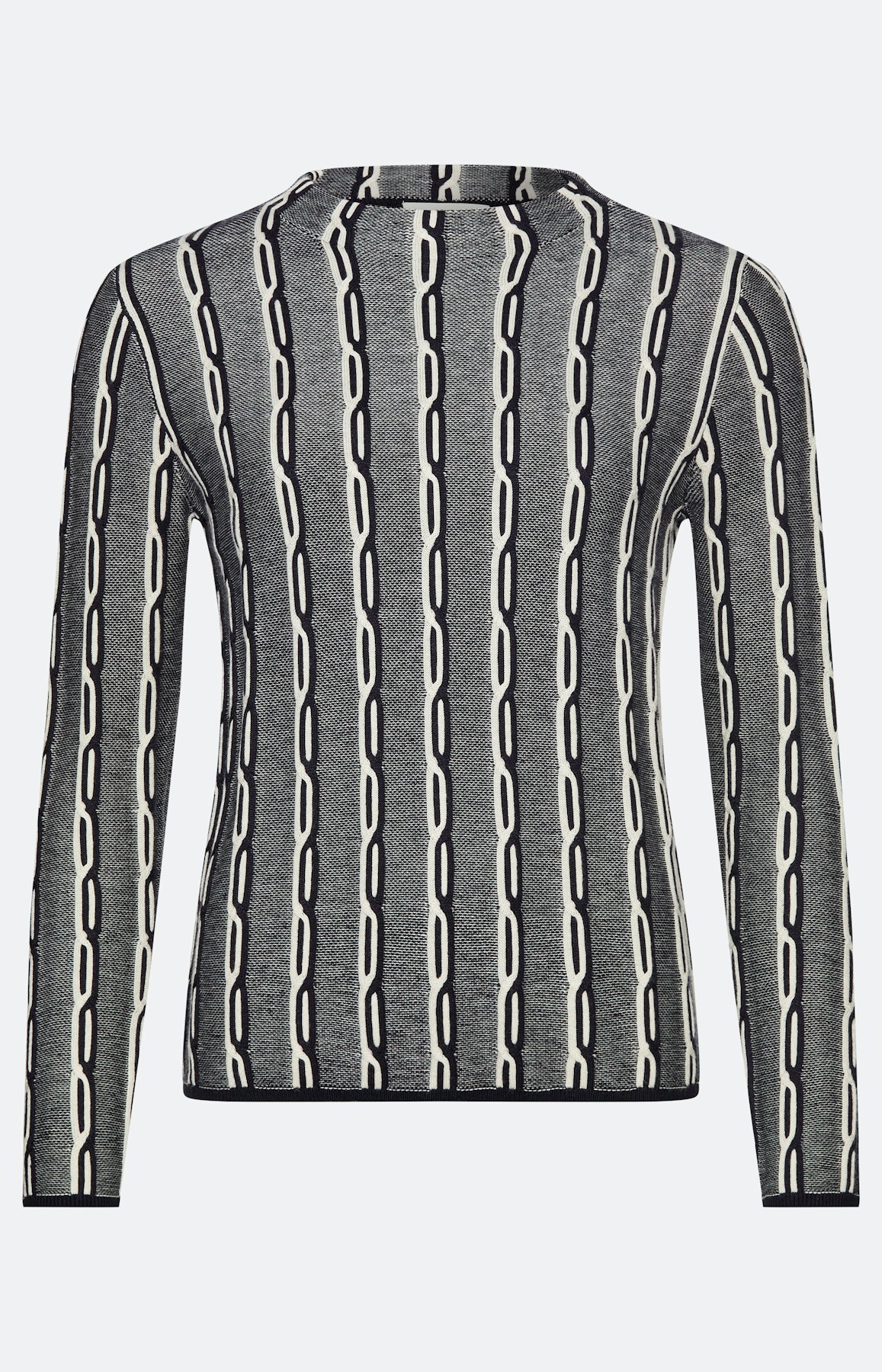 Trui met 3D-motief, marine