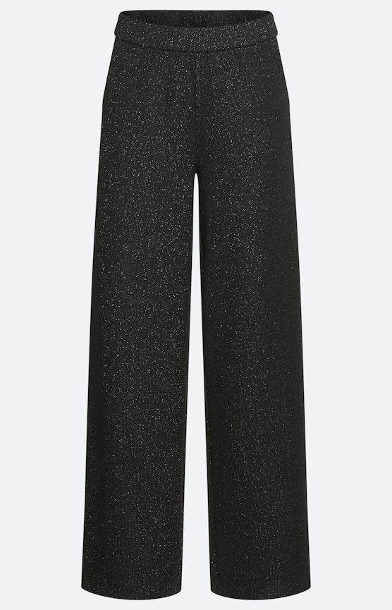 Culotte met glitter 30 inch, zwart