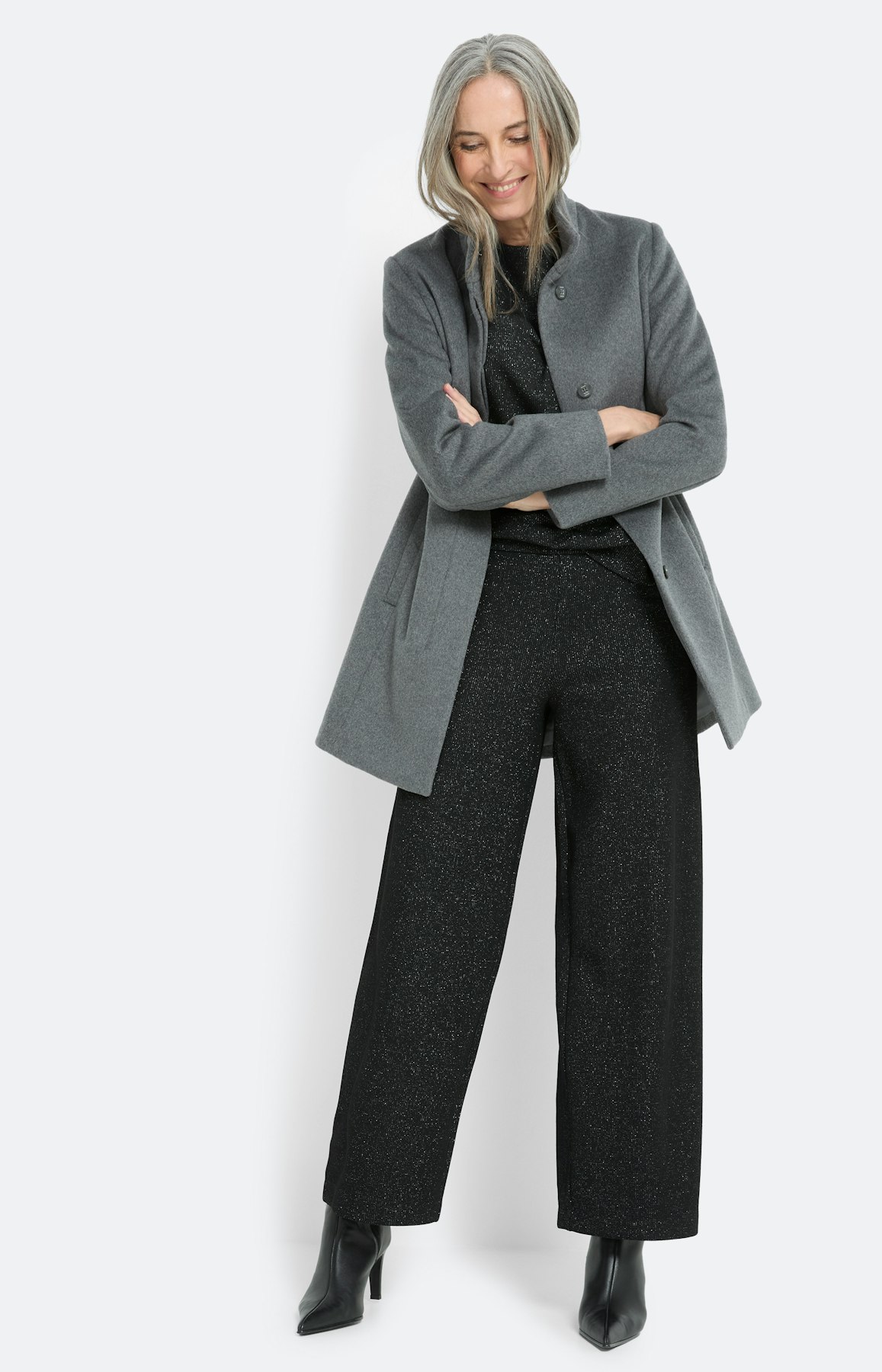 Culotte met glitter 30 inch, zwart