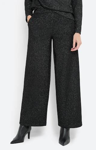 Culotte met glitter 30 inch, zwart
