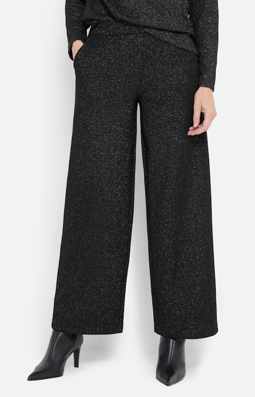 Culotte met glitter 30 inch, zwart