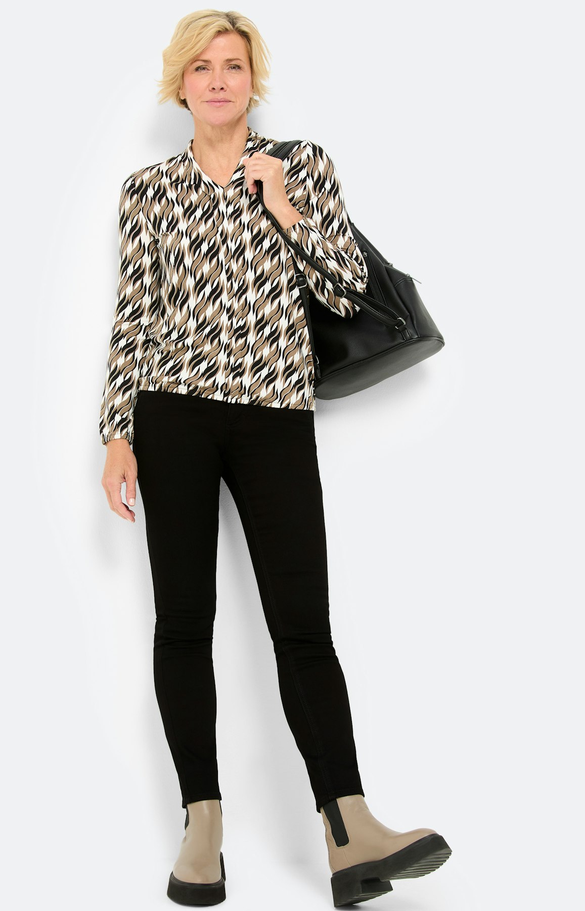 Thermojeans 30 inch, zwart