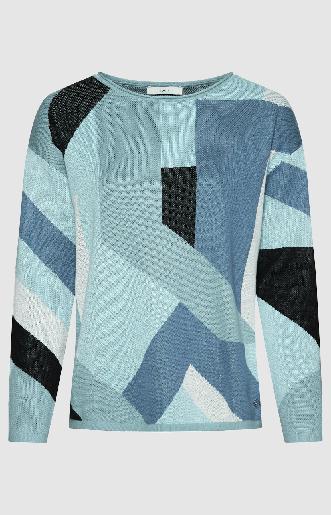 Jacquardtrui, lichtblauw