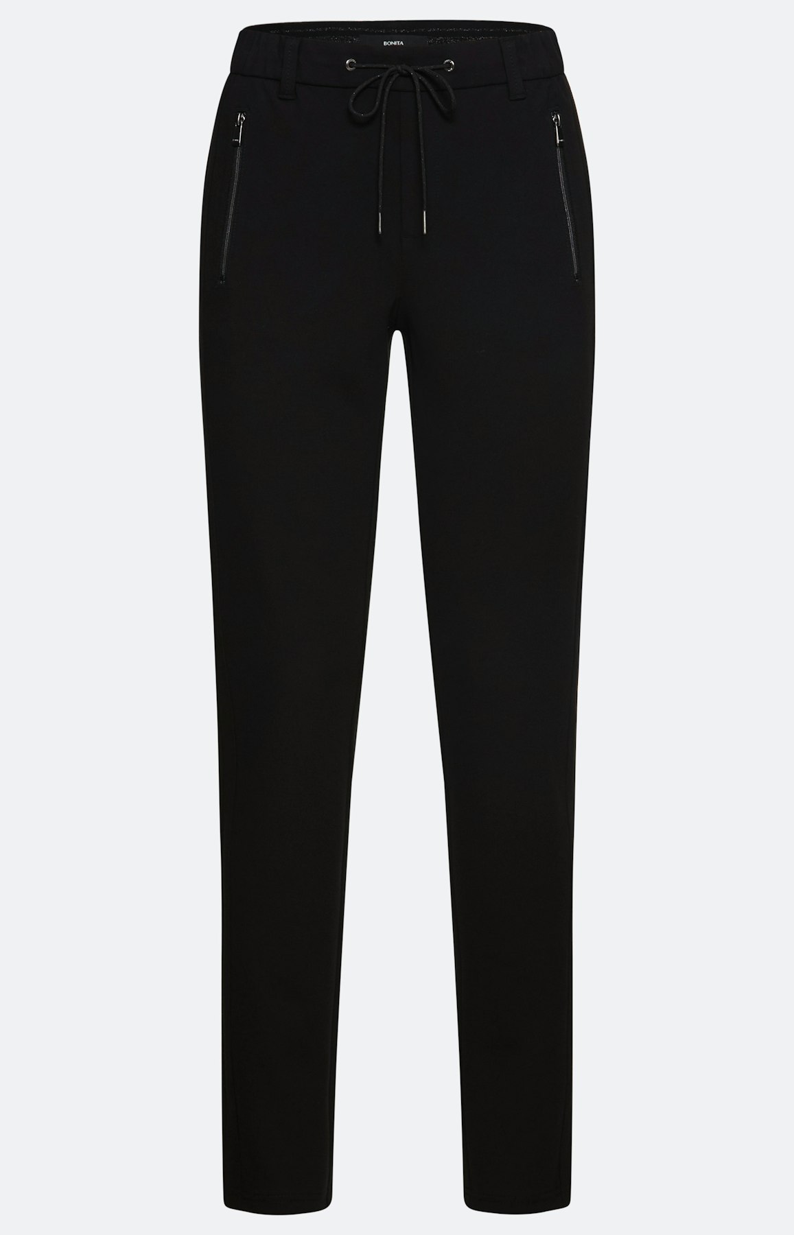 Broek met tunnelkoord 30 inch, zwart