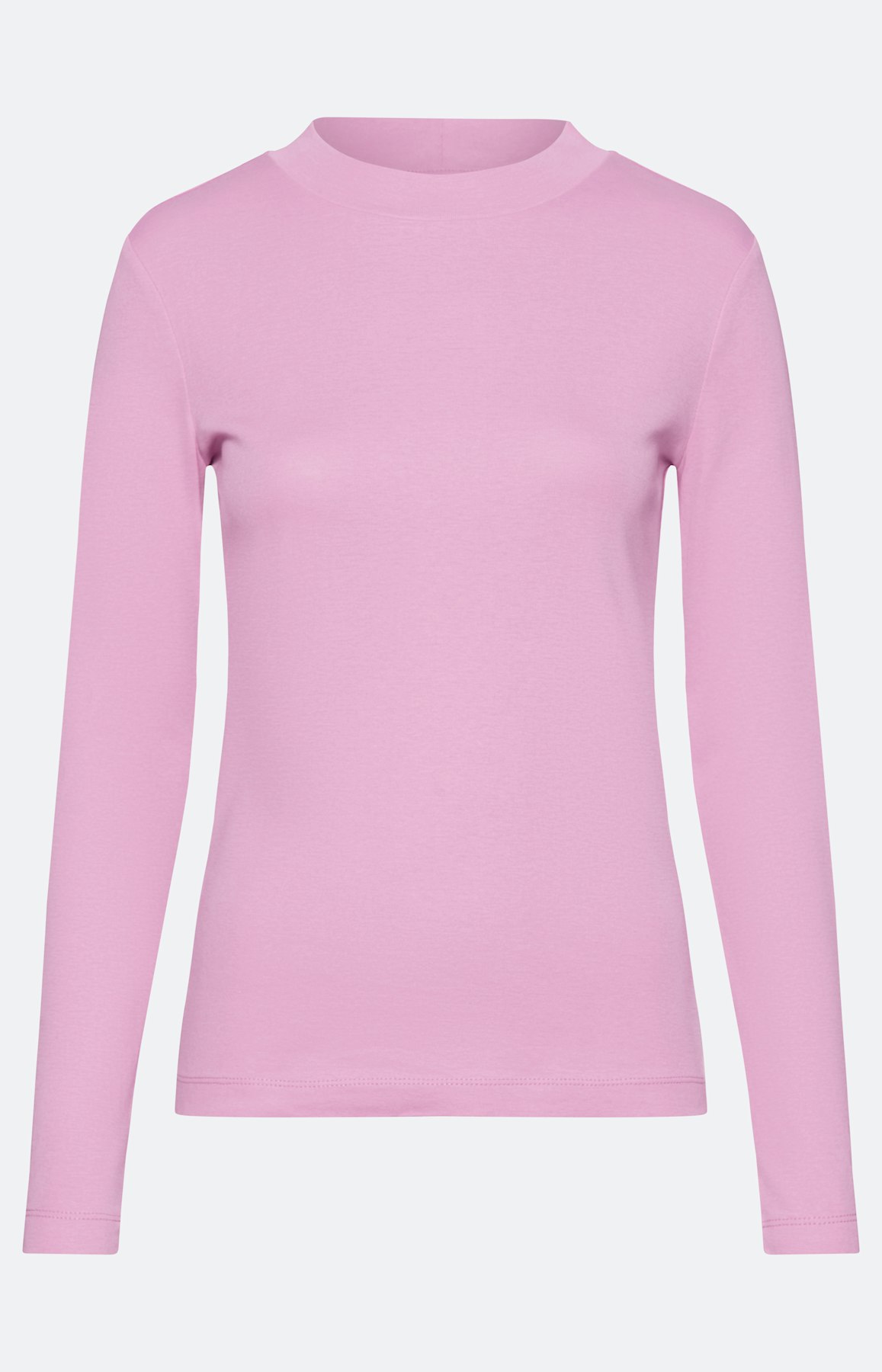 Shirt met opstaande kraag, roze