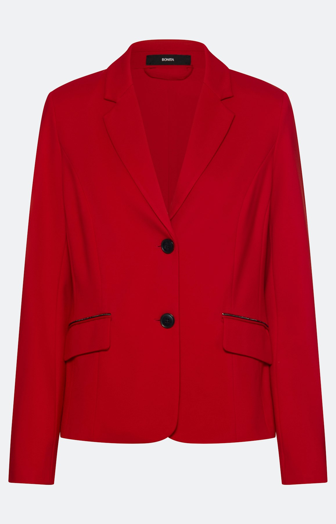 Blazer met stretchaandeel, donkerrood