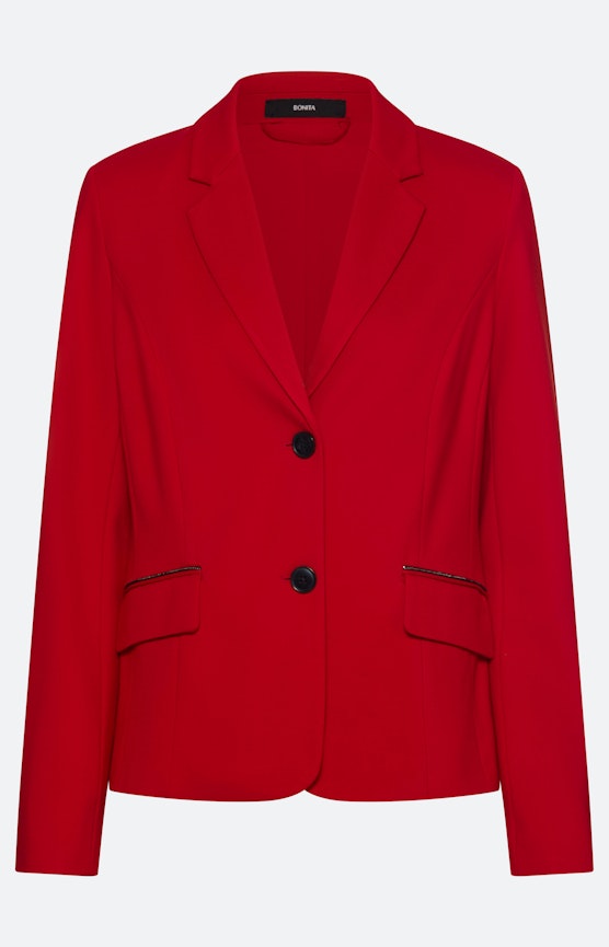 Blazer met stretchaandeel, donkerrood