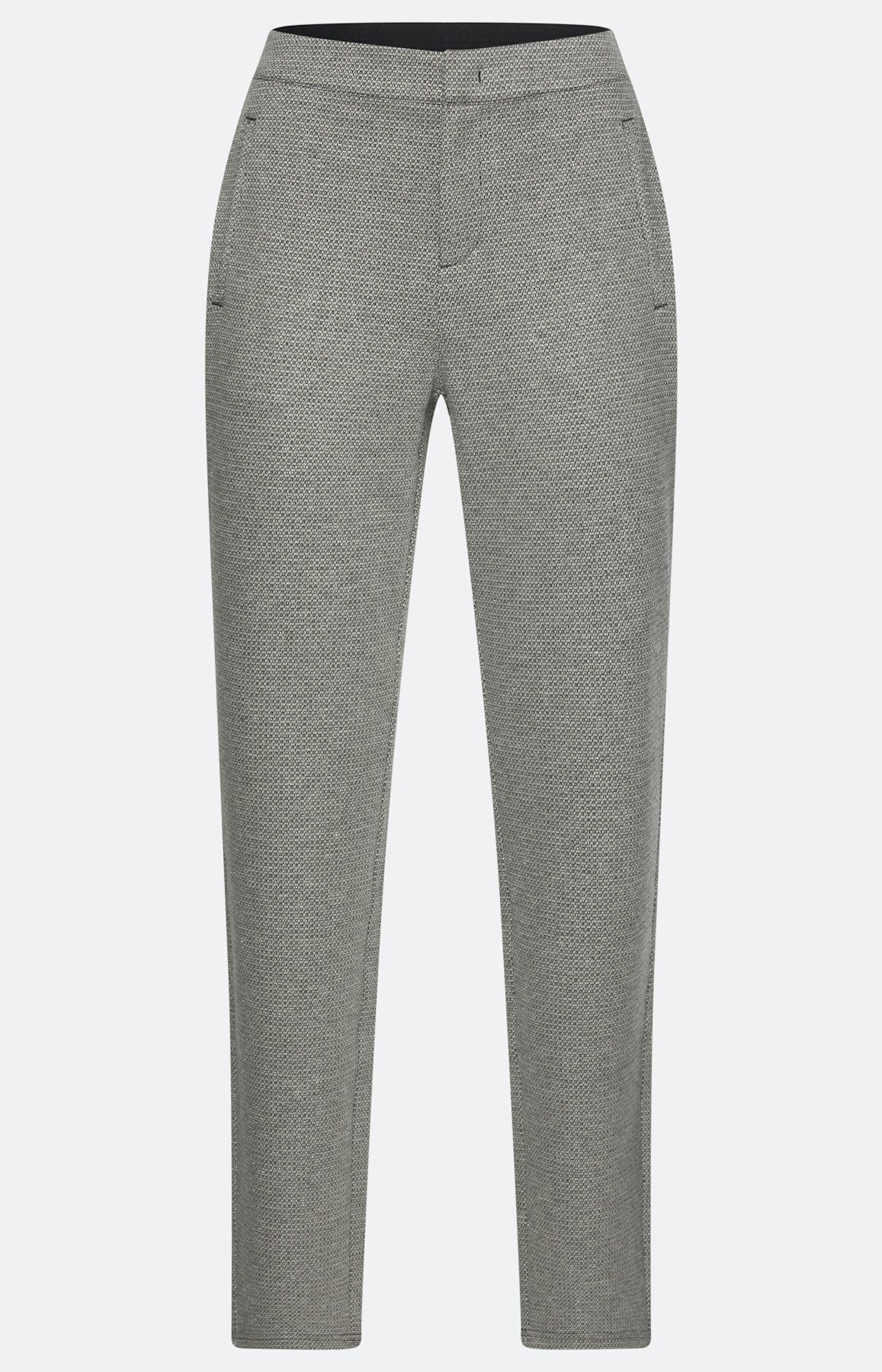 Broek met glitter, 30 inch, grijs