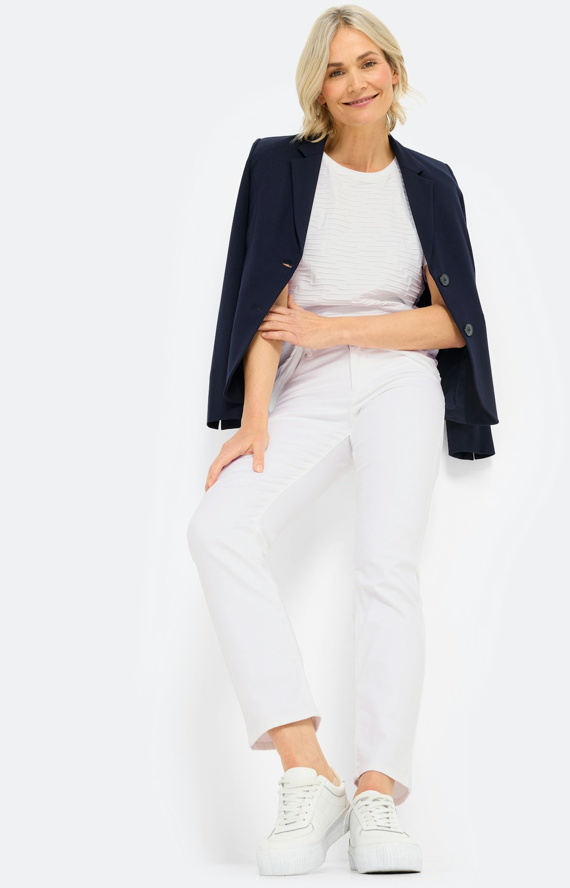 Jeans Doro 30Inch, weiß