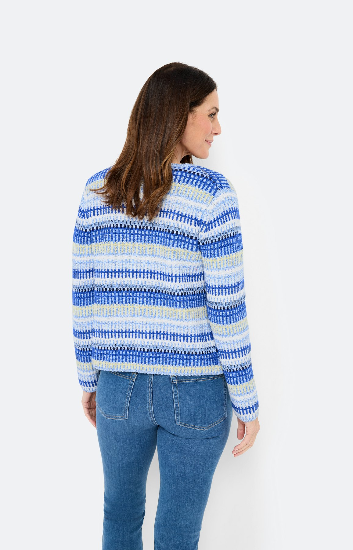 Vest met knopen, blauw