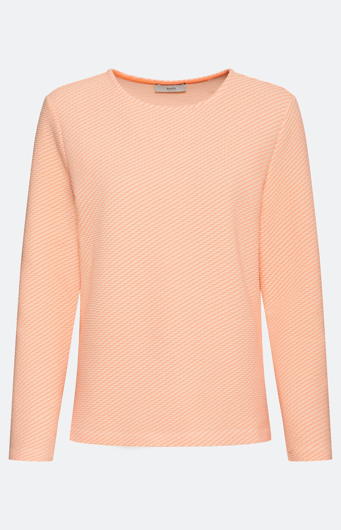 Sweatshirt met strepen, oranje