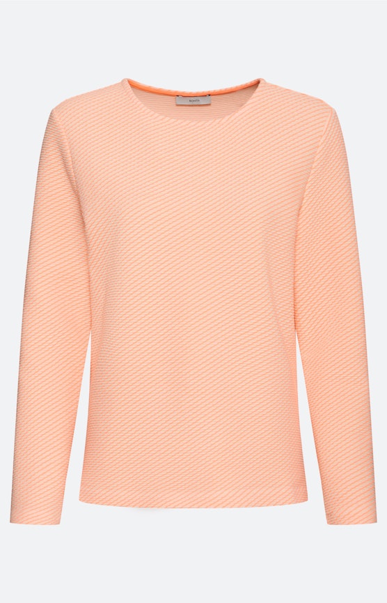 Sweatshirt met strepen, oranje