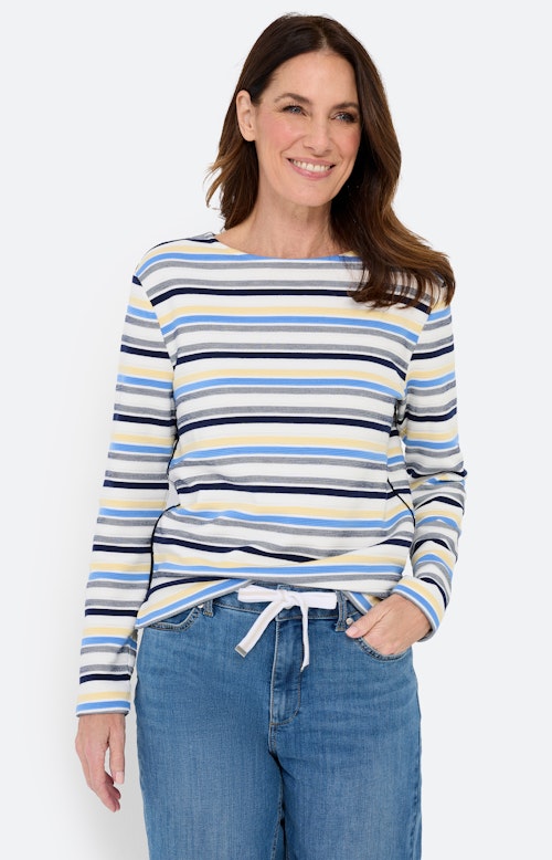 Shirt met strepen, multicolour