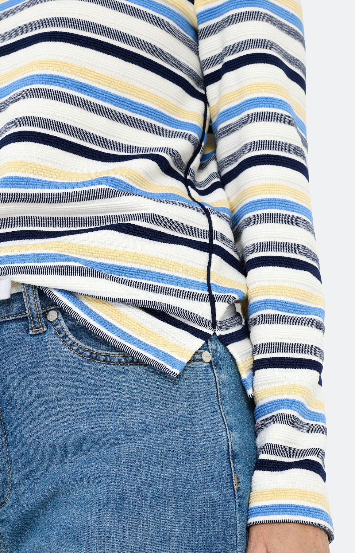 Shirt met strepen, multicolour