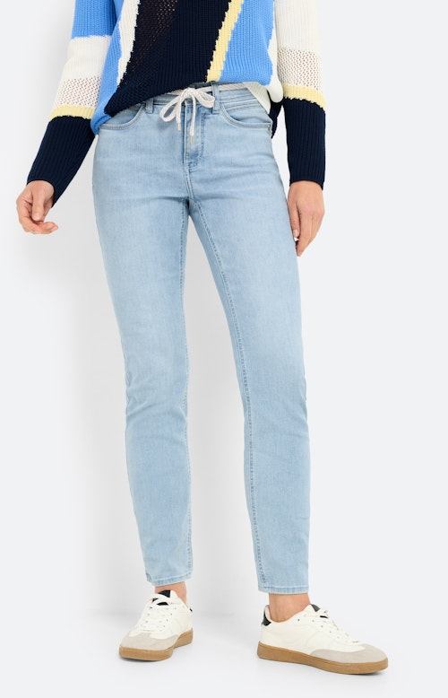 Jeans in slim fit 30 inch, lichtblauw