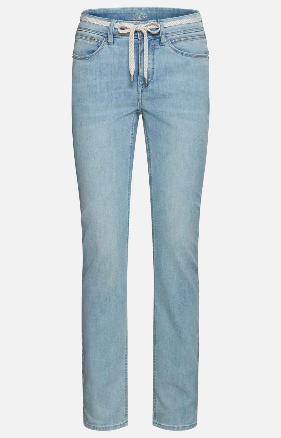 Jeans in slim fit 30 inch, lichtblauw