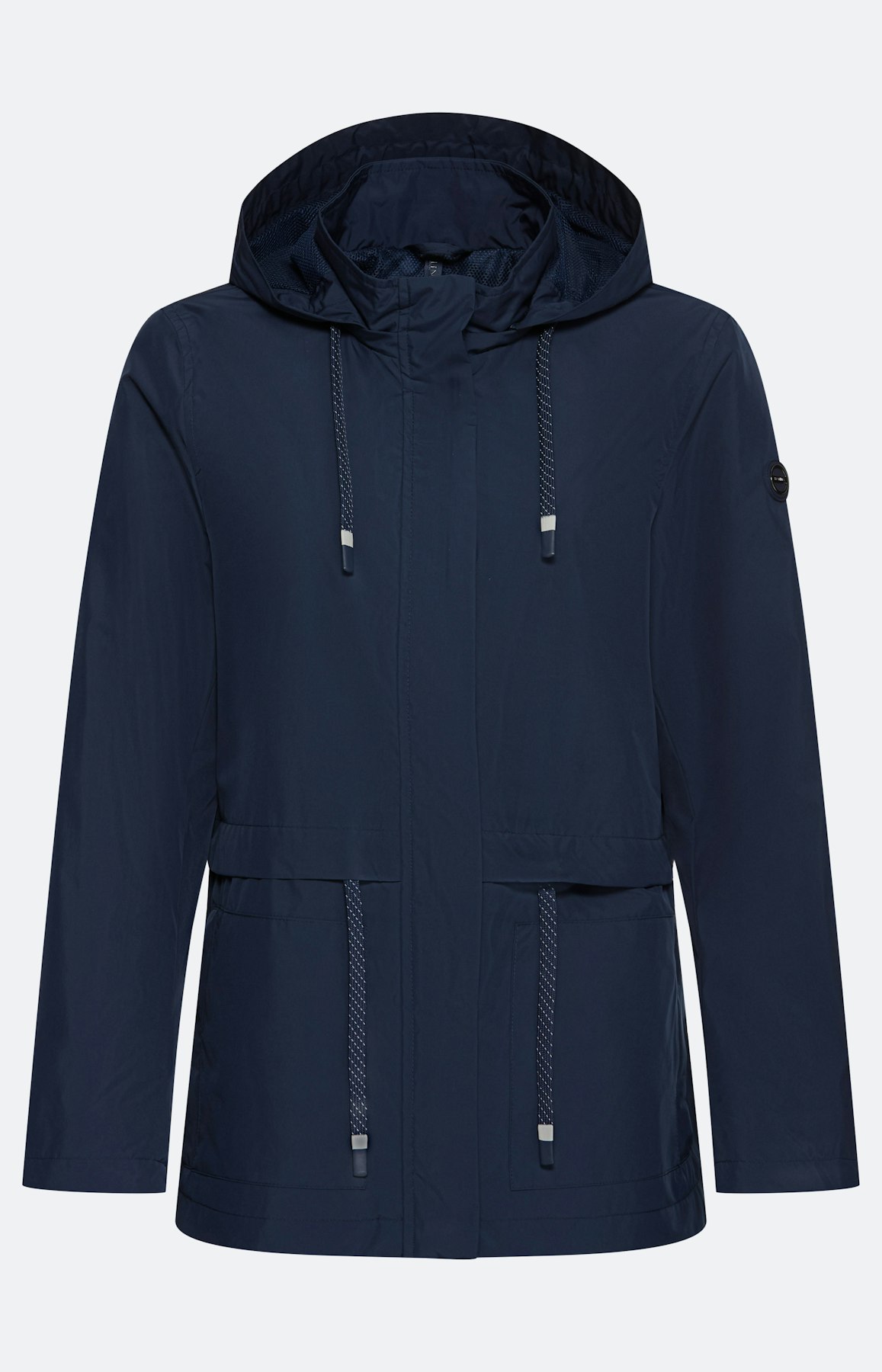 Jas met rijgkoord, marine