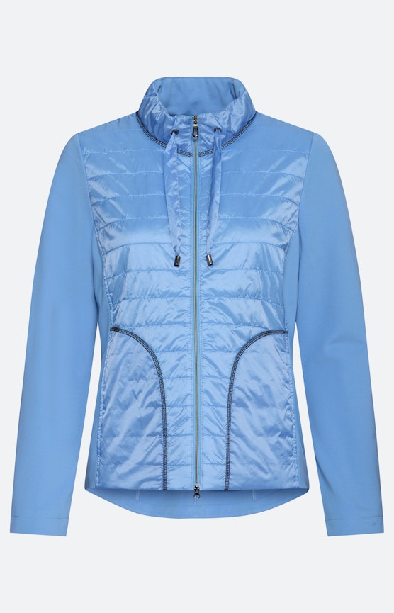 Jas, voor doorgestikt, middenblauw