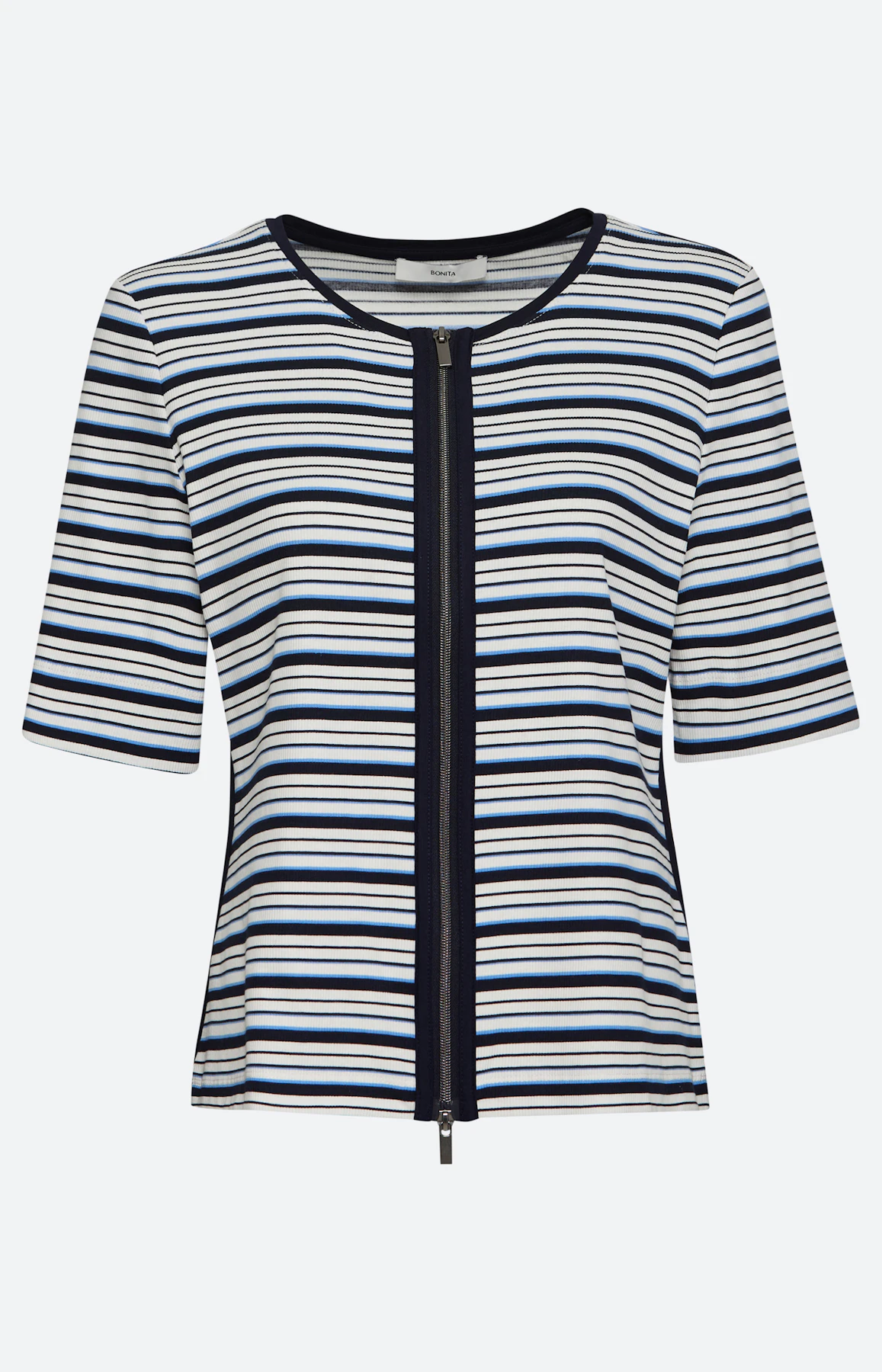 Twinset jas met strepen, navy