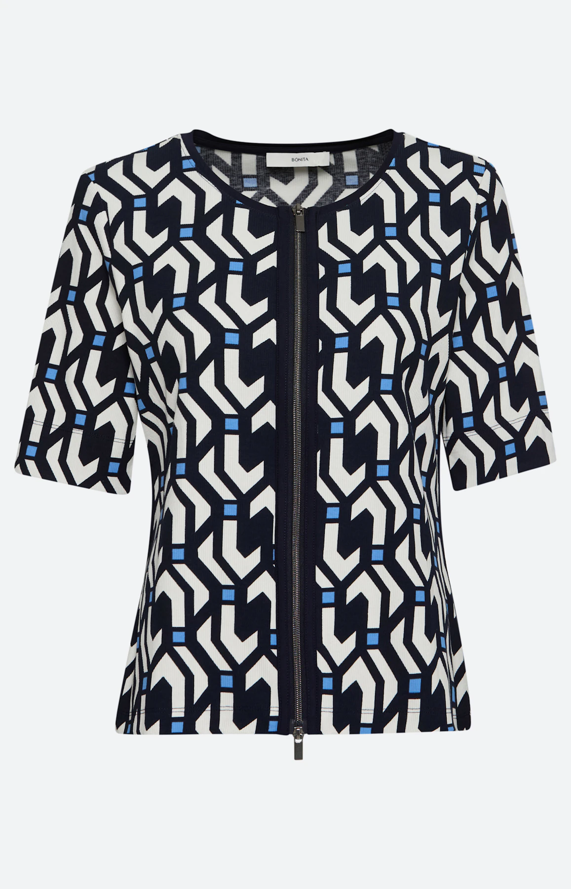 Twinset jas met motief, navy