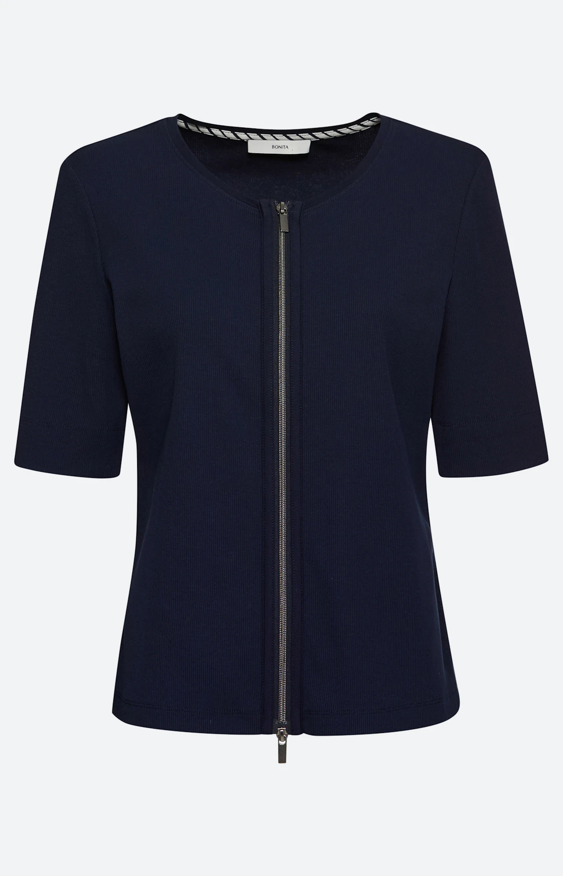 Twinset effen jas, navy