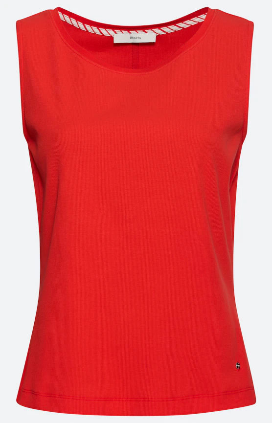 Twinset effen top, rood