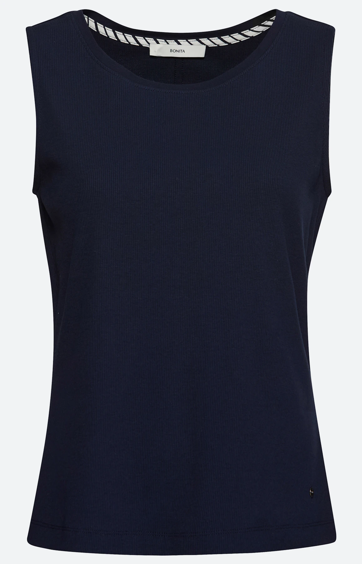 Twinset effen top, navy