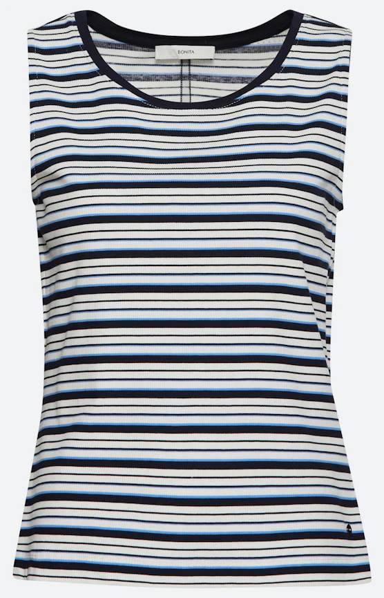Twinset top met strepen, navy