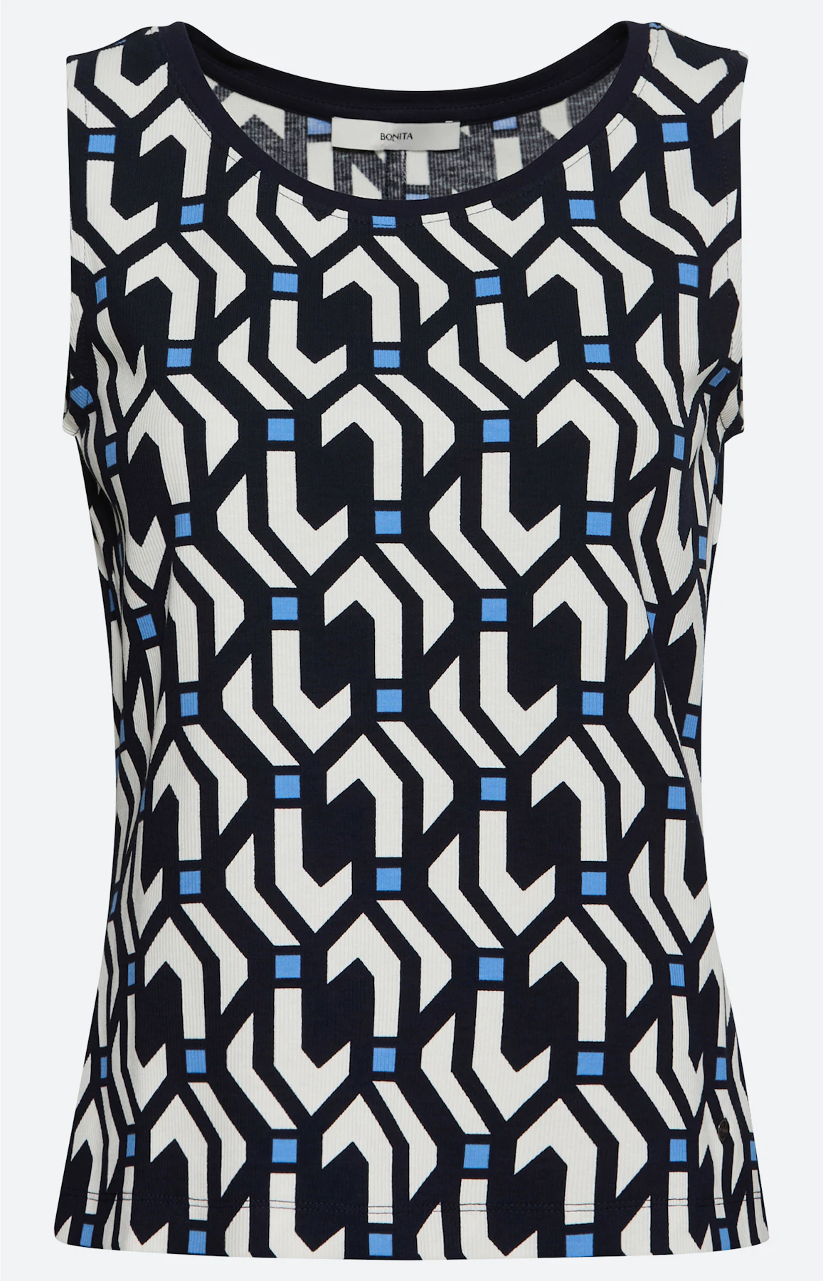 Twinset top met motief, navy