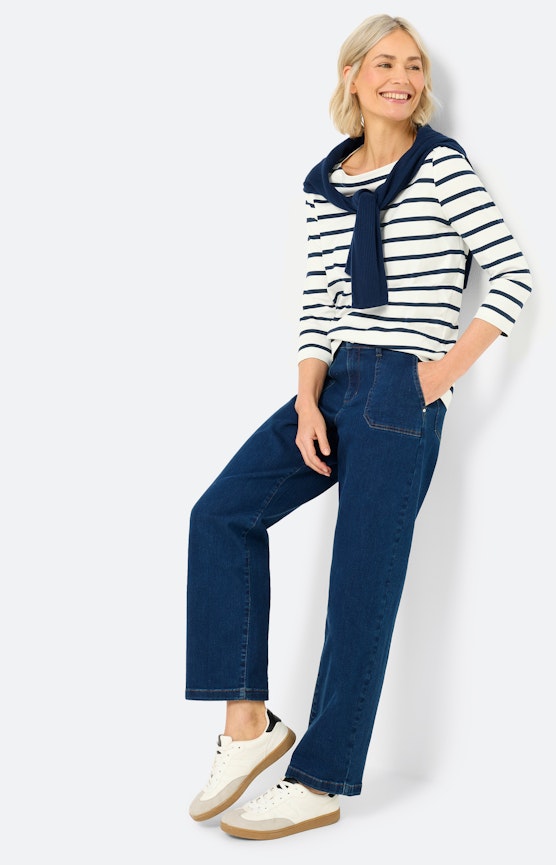 Moderne maritieme stijlen ontmoeten grafische details
 Inspiratie uit de collectie "Nautical Ease"
