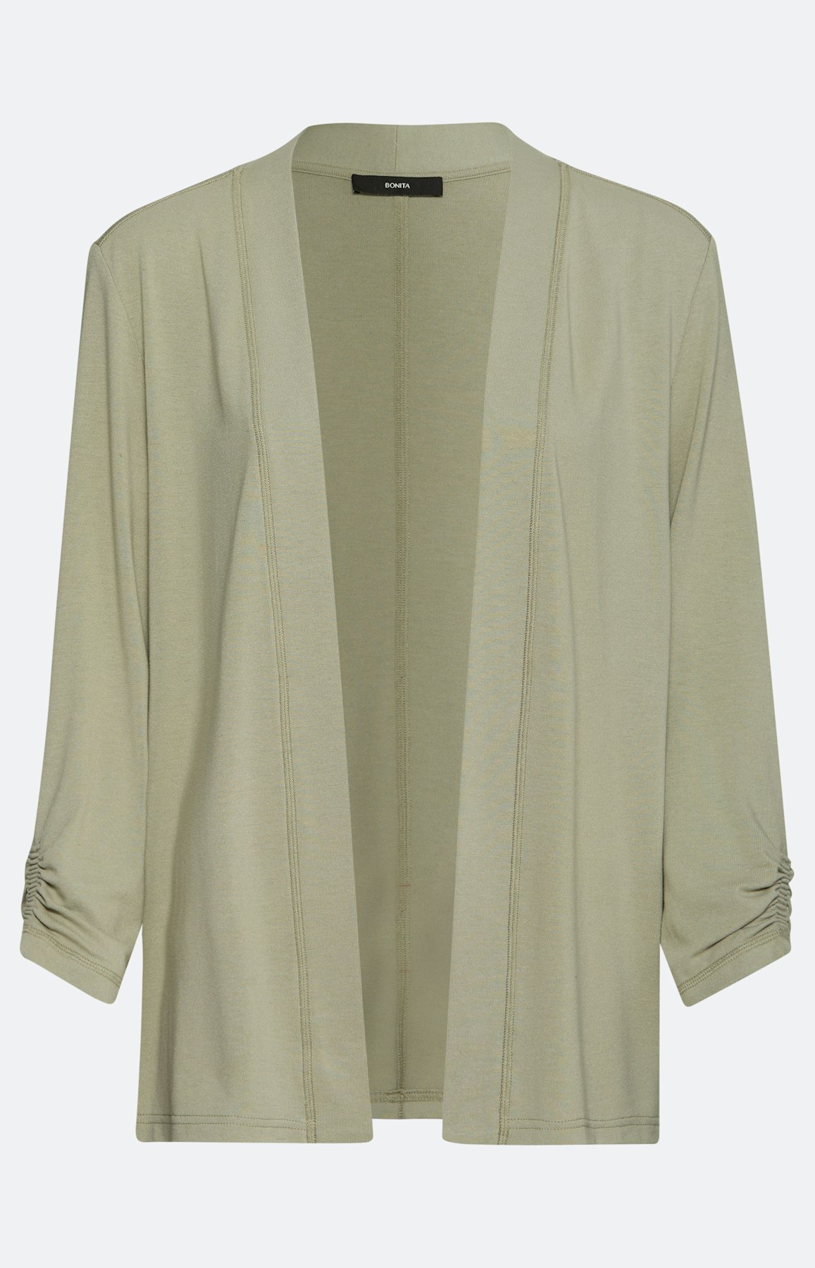 Cardigan zonder sluiting, grasgroen