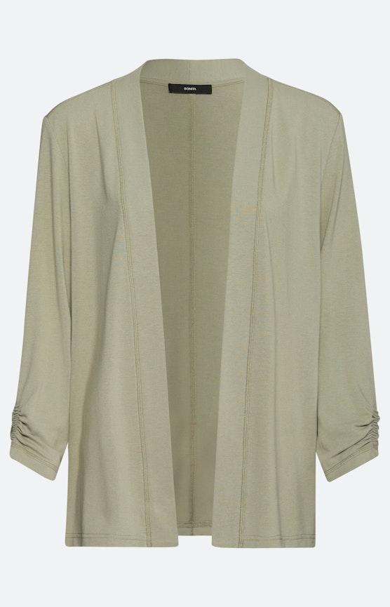 Cardigan zonder sluiting, grasgroen