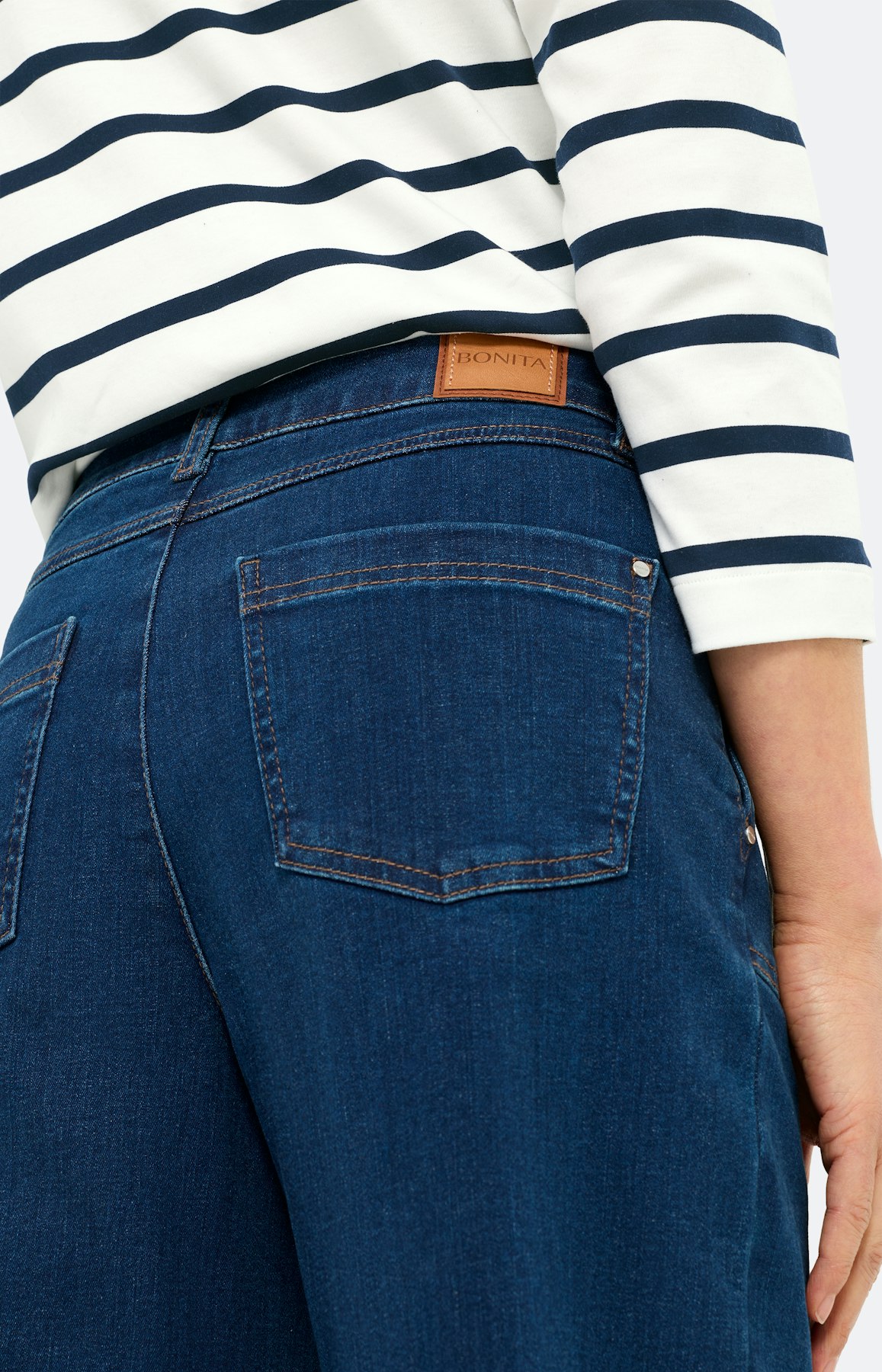 Jeans met wijde pijpen 30 inch, blauw