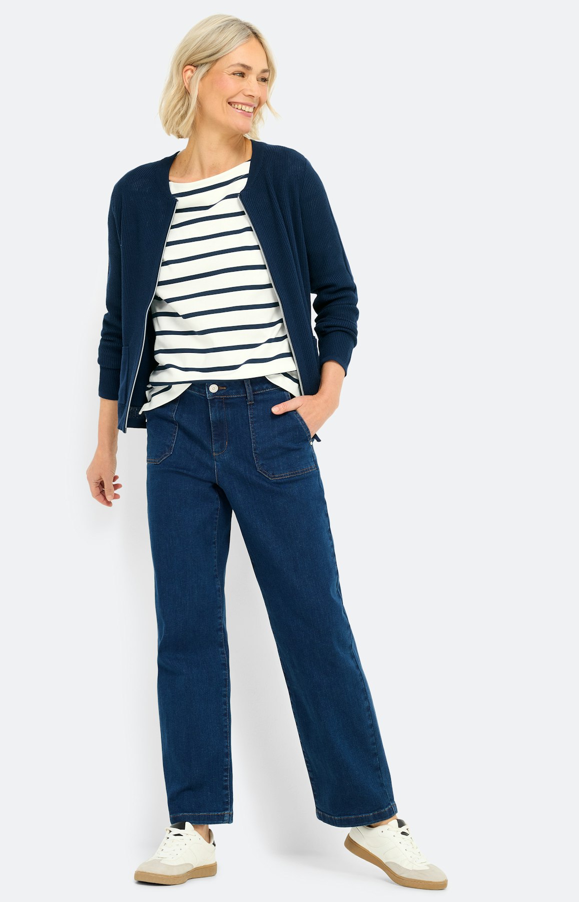 Jeans met wijde pijpen 30 inch, blauw