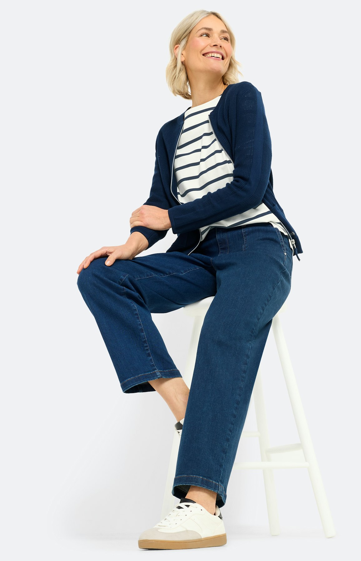 Jeans met wijde pijpen 30 inch, blauw