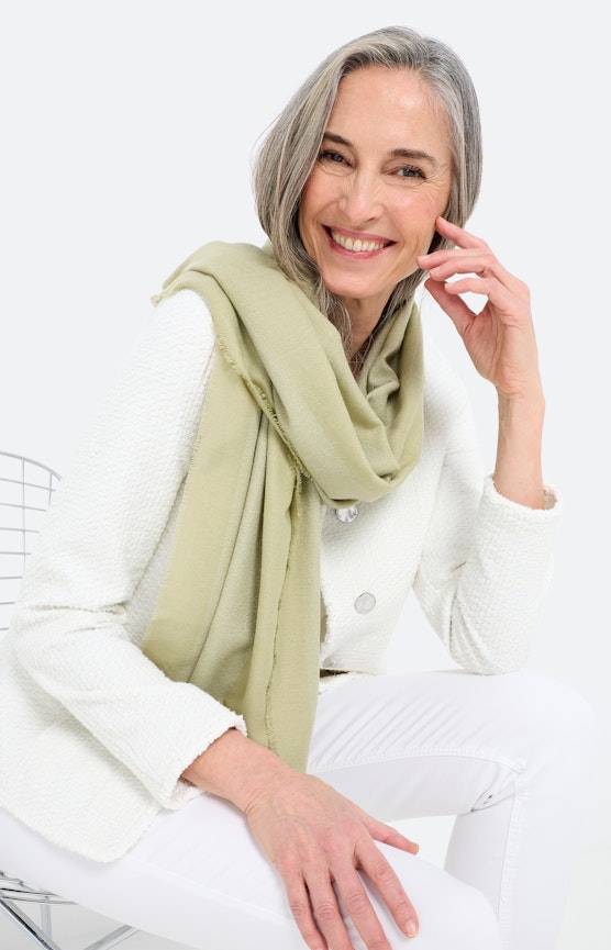 Sjaal met glittereffect, pistache