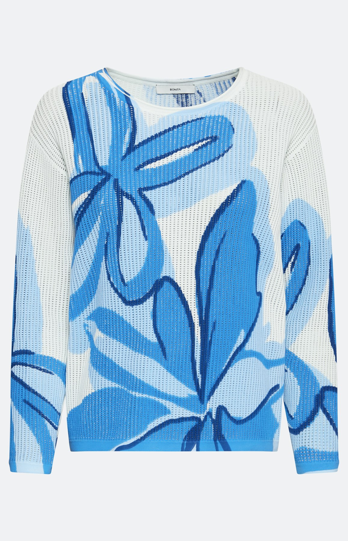 Trui met ajourmotief, royal