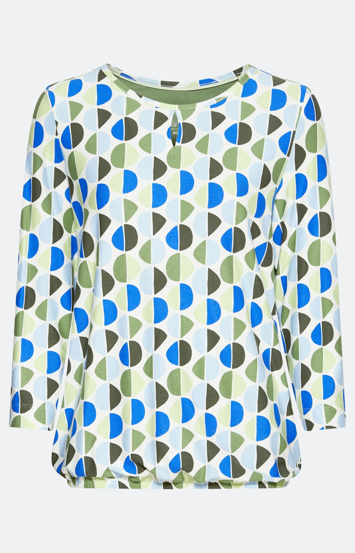 Shirt met stippendessin, multicolour