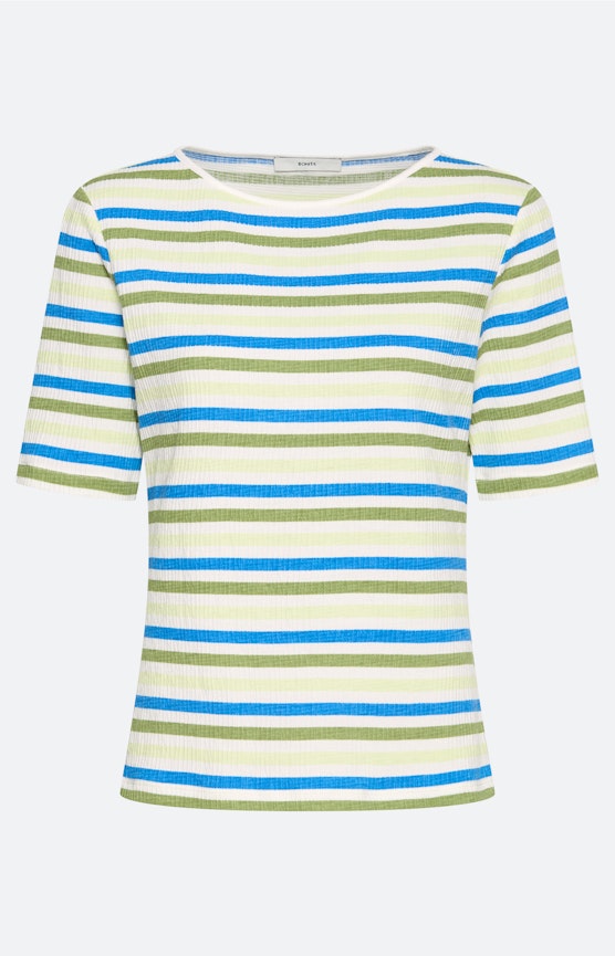 Shirt met seersuckerstructuur, groen