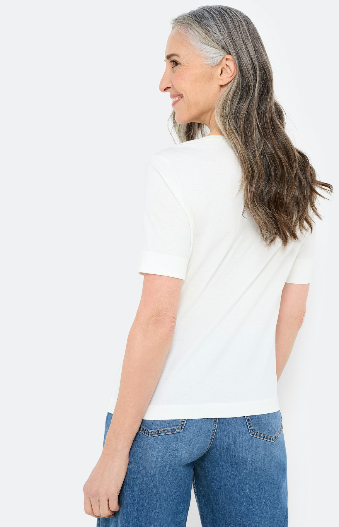 Shirt met folieprint, limoen