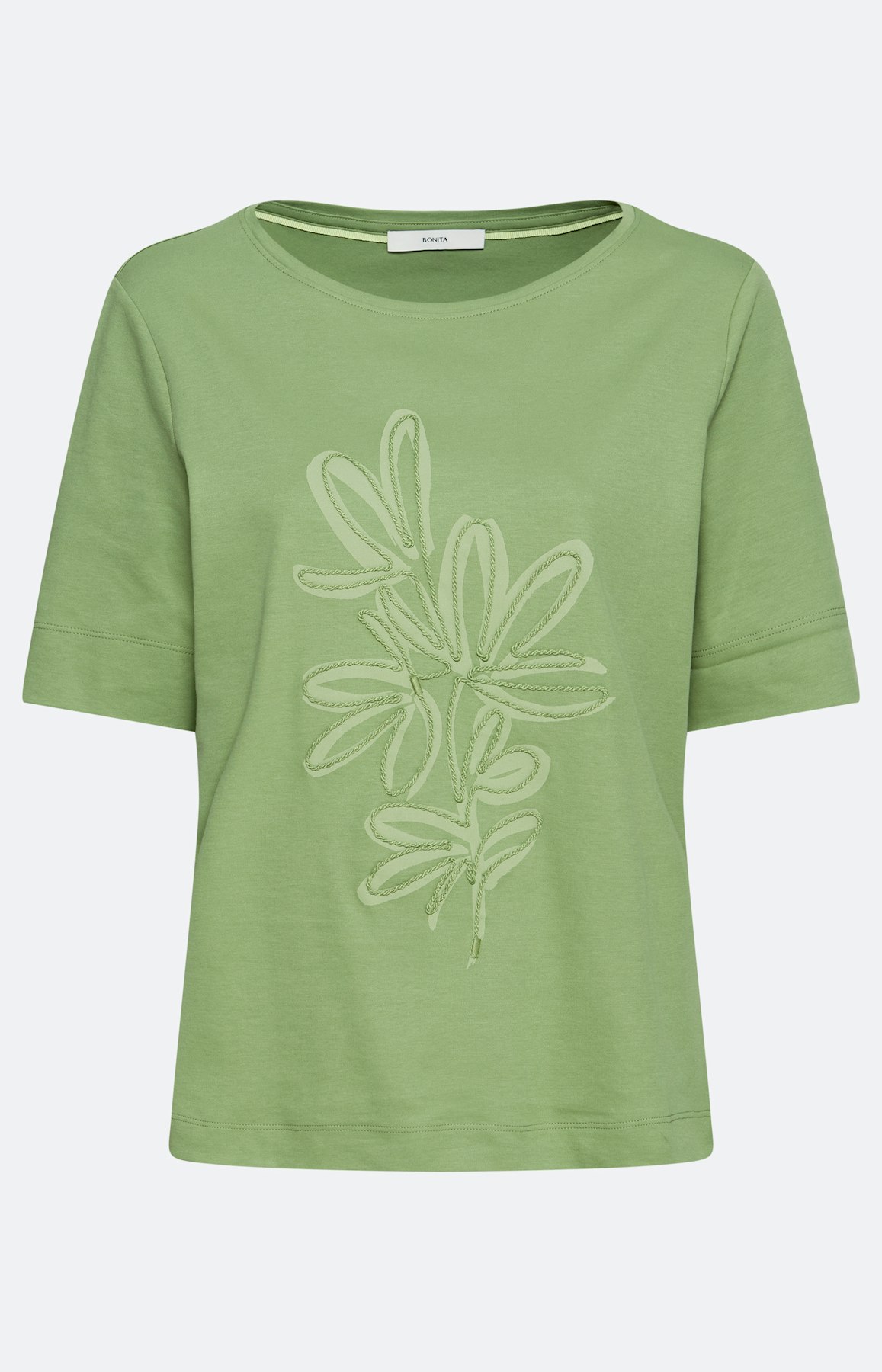 Shirt met koordversiering, groen