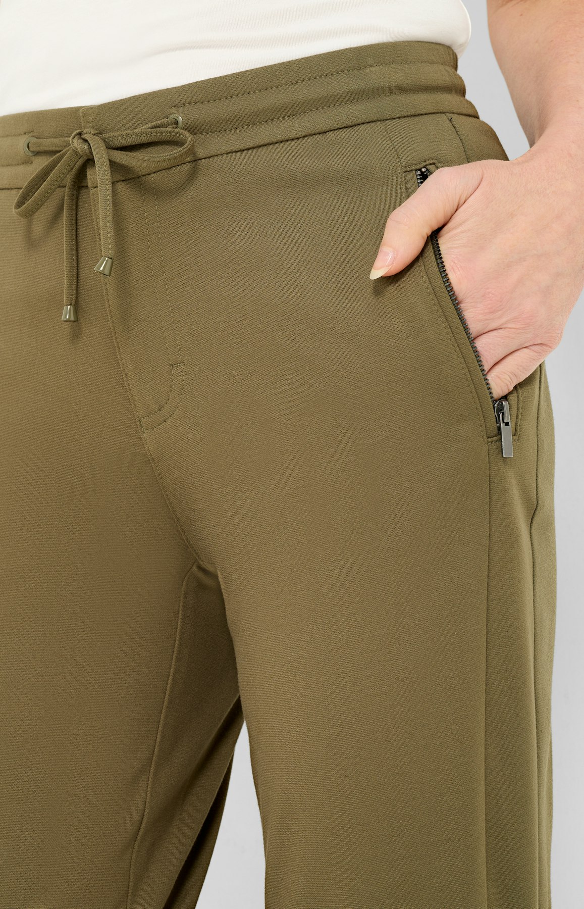 Jogger, elastische band 28 inch, brons