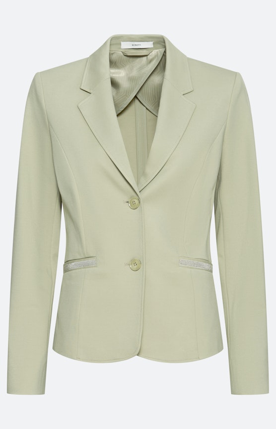 Blazer aus Sweat, pistazie