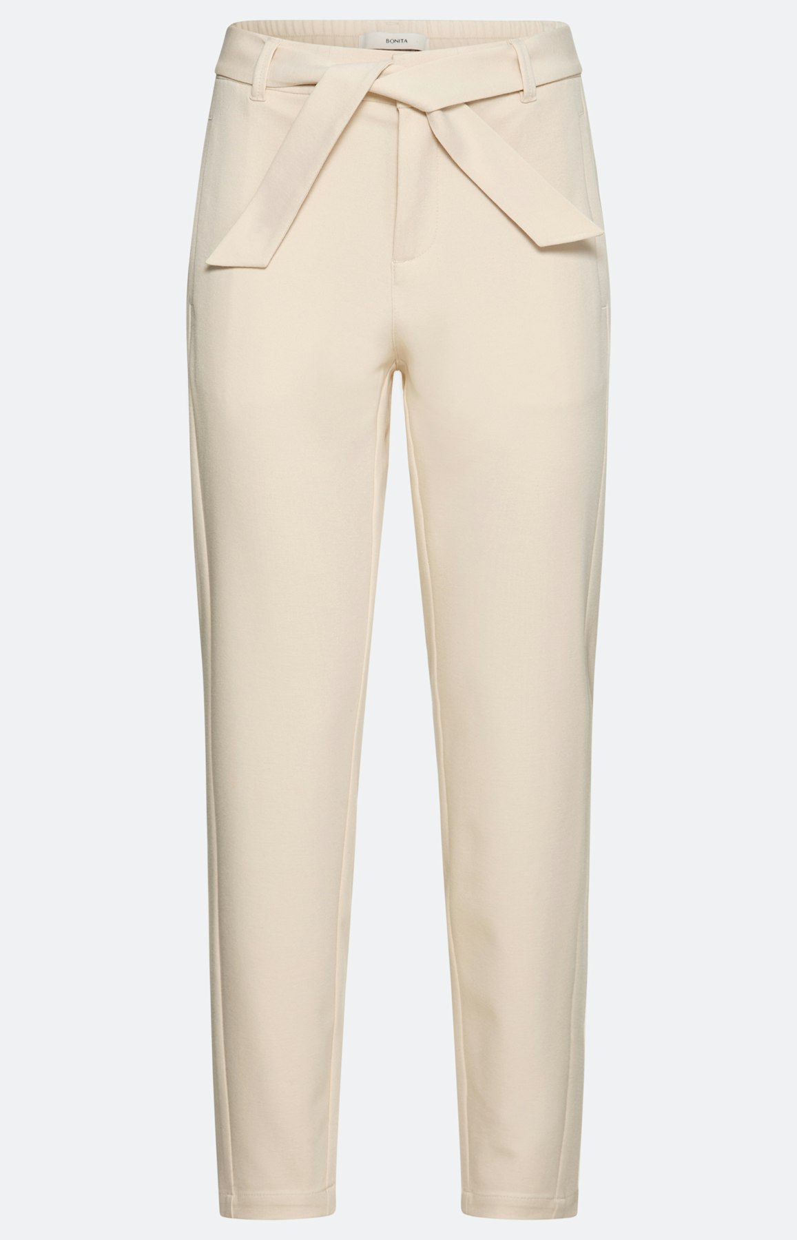 Jogger met bindstrik 28 inch, beige