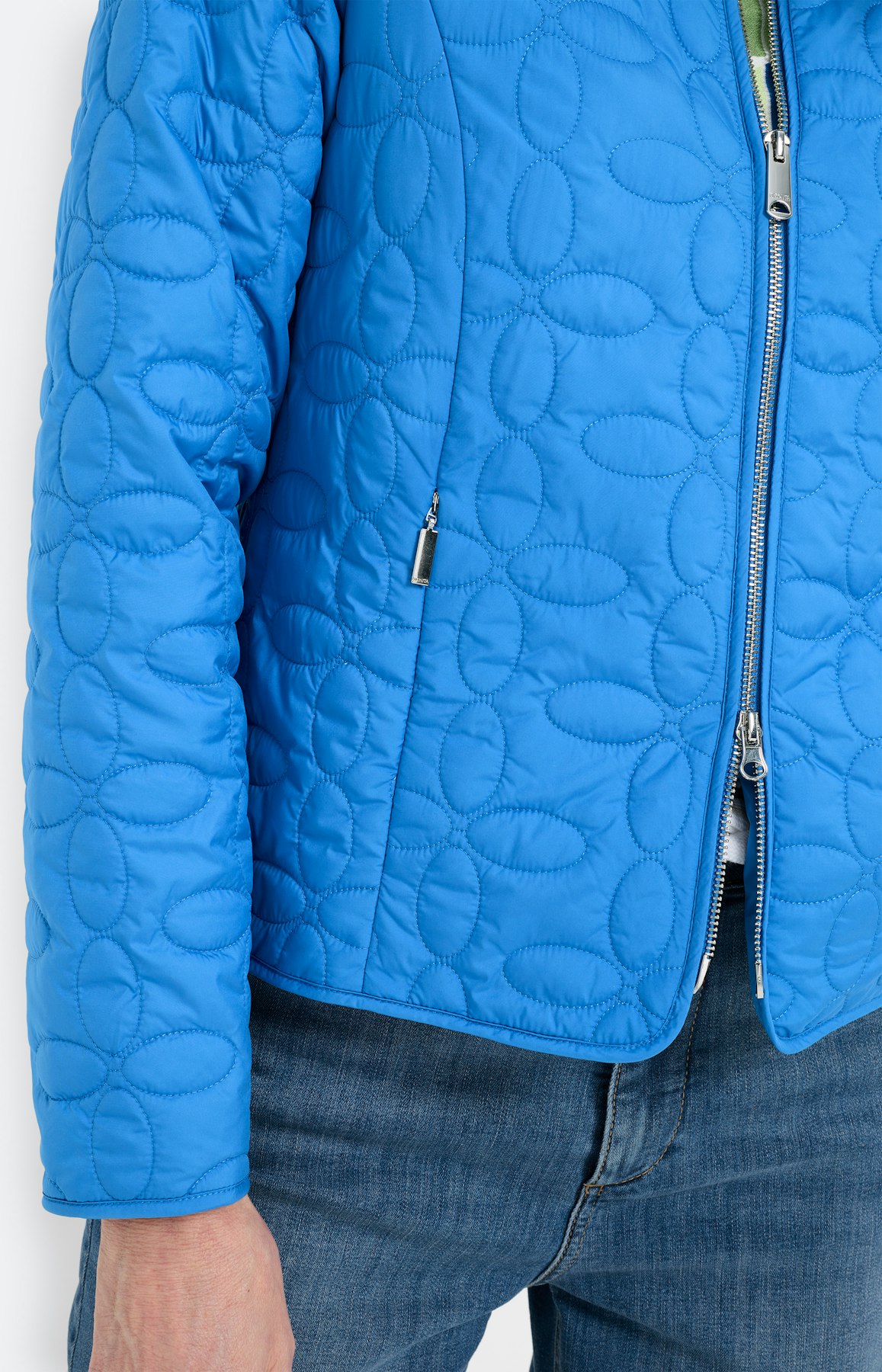 Jas met stikselmotief, royal