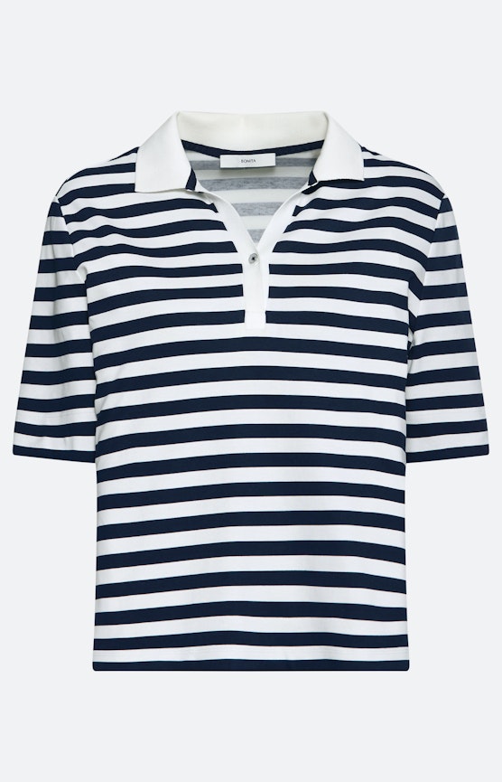Poloshirt met strepen, navy